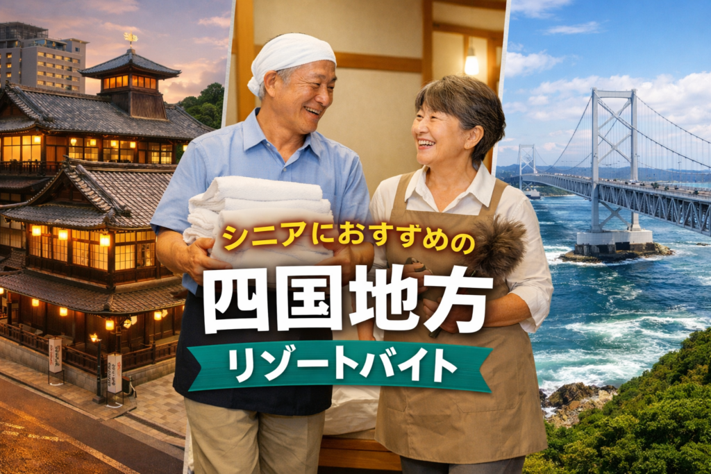 四国地方でシニアにおすすめのリゾートバイト先3選