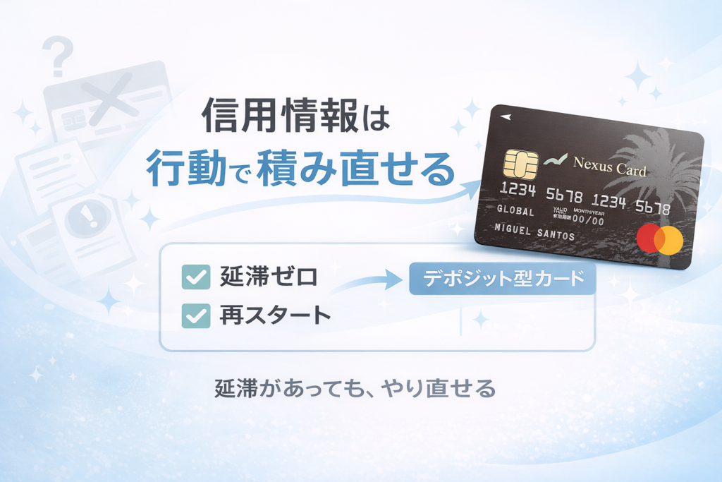 デポジット型カードの利用履歴は信用情報にどう影響する？回復の仕組みを解説
