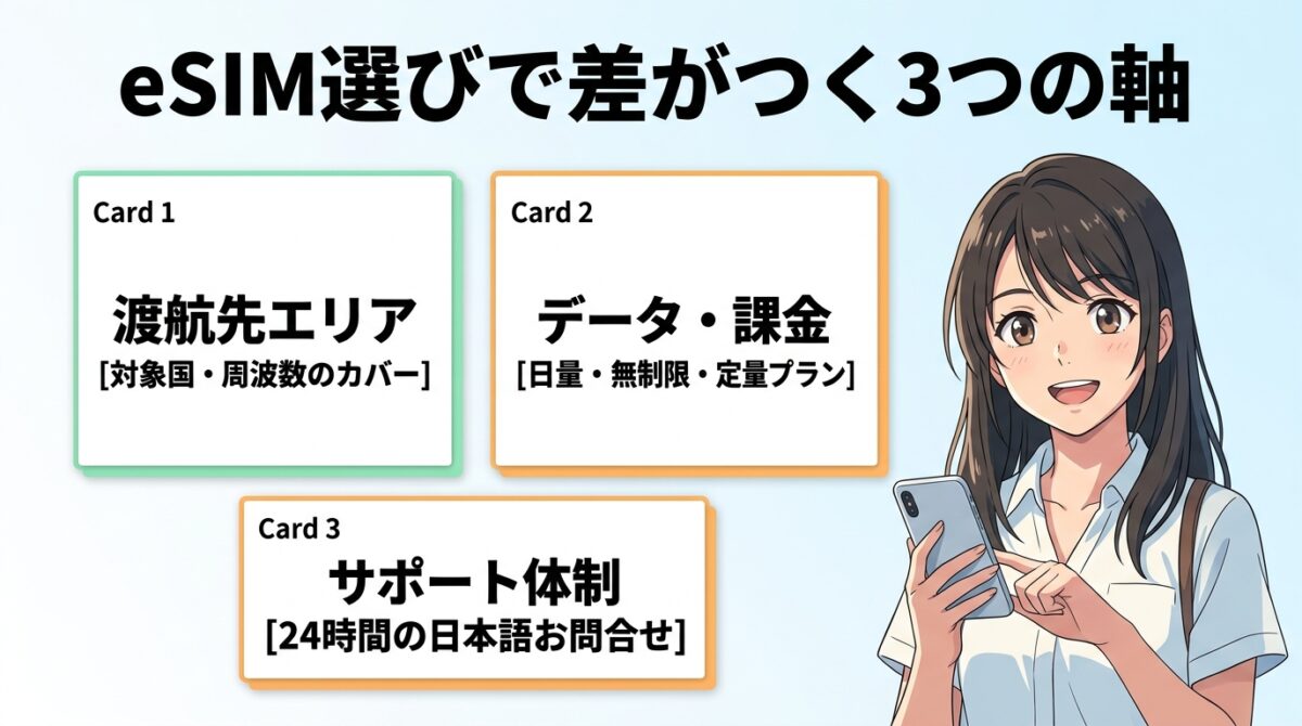 新海誠風アニメキャラクター・シンプル背景図解サンプル